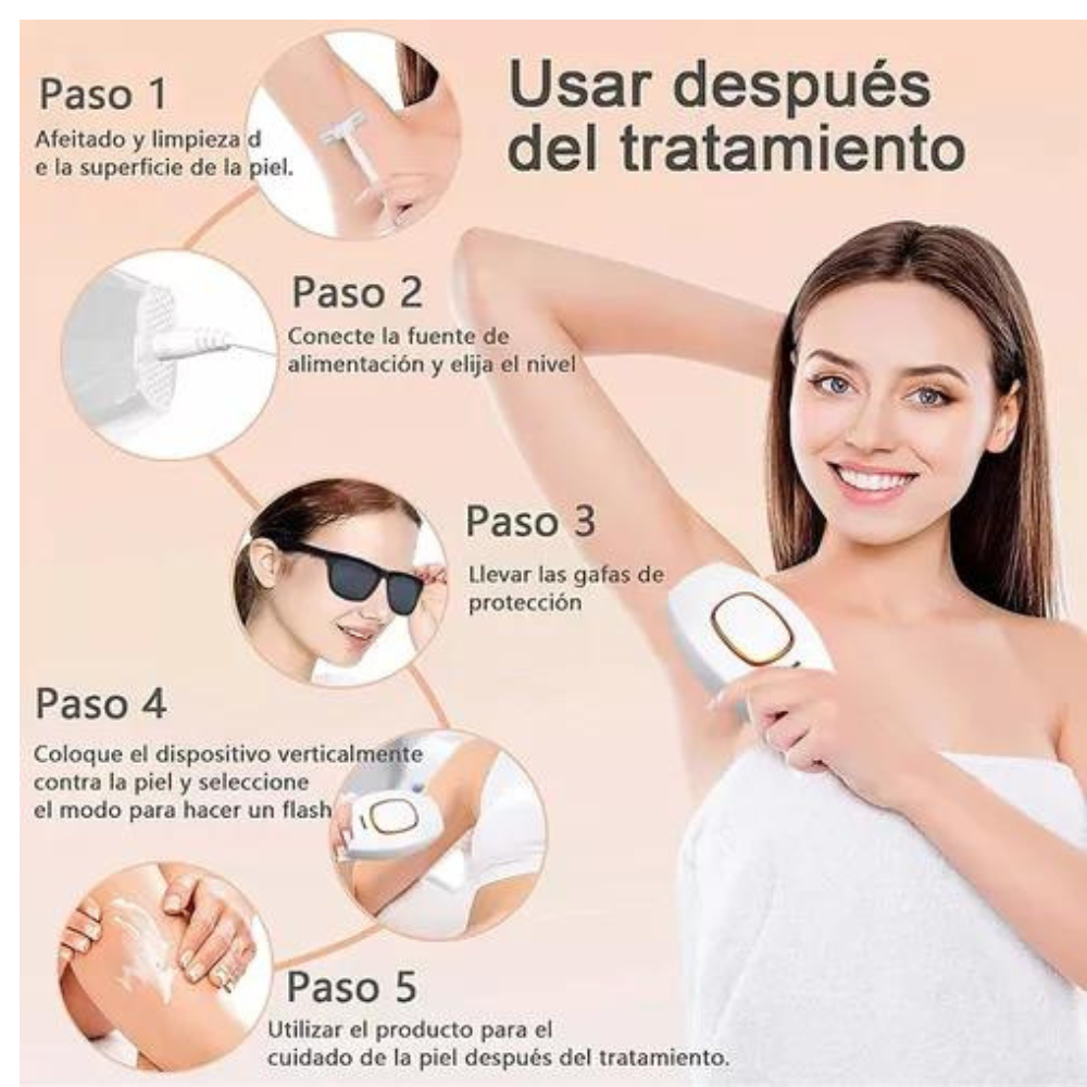 Depilador Láser Ipl